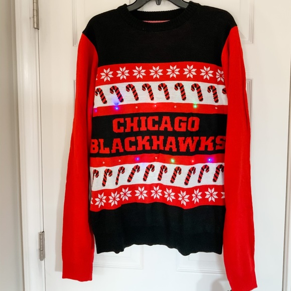 NHL Other - NWT NHL Chicago Blackhawks LED Light Up Sweater